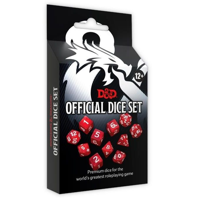D&amp;D - Set di Dadi Ufficiale Premium