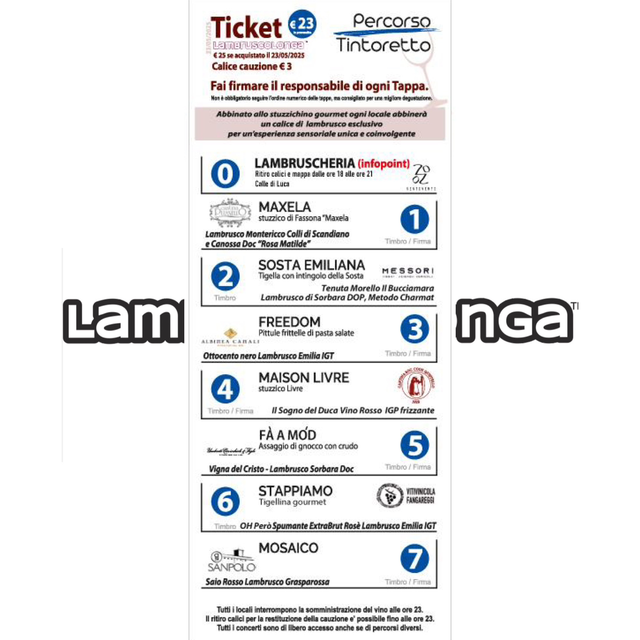 Ticket Tintoretto