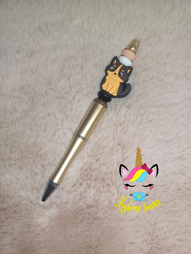 Stylo avec recharge Chat