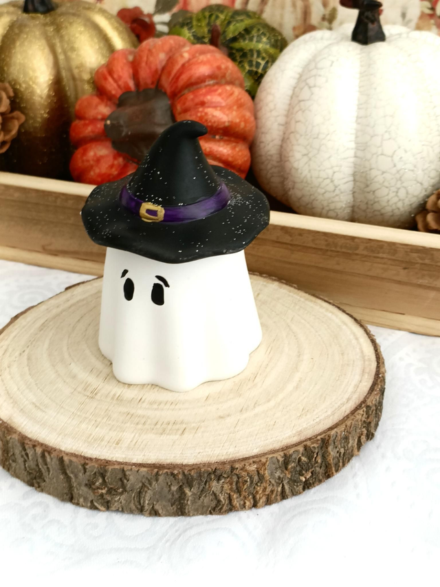 Bougie Halloween petit fantôme