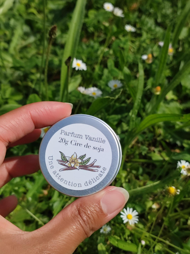 Bougie parfumée vanille 20g