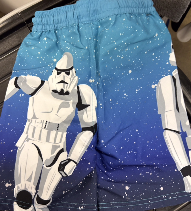Star Wars Storm Trooper Shorts - Age 3 Years