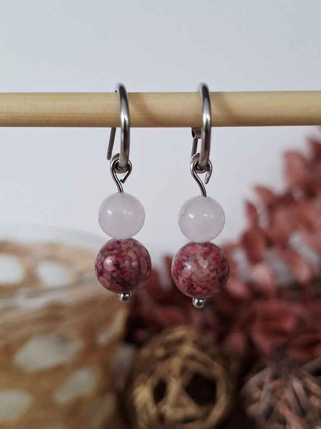 Pampilles Fraicheur rosée (sans créoles)