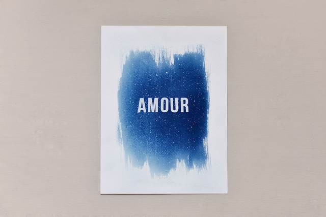 Affiche Amour - 30x40 cm