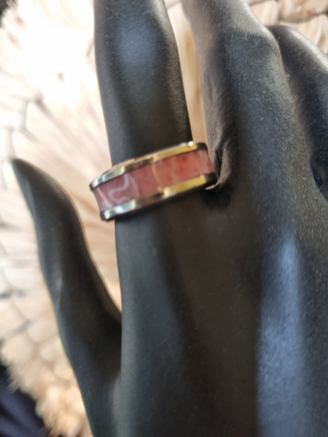 Bague rose poudré taille 8