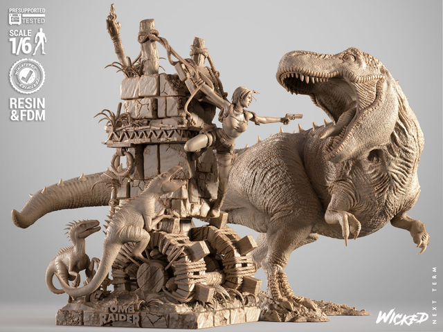 DIORAMA LARA CROFT V2 série GAMING