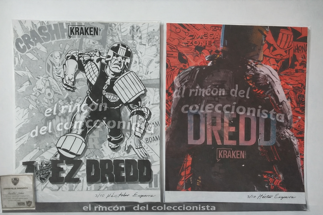 Edición Limitada 10/10 Judge Dredd: Kraken Firmado por Héctor Ezquerra + COA