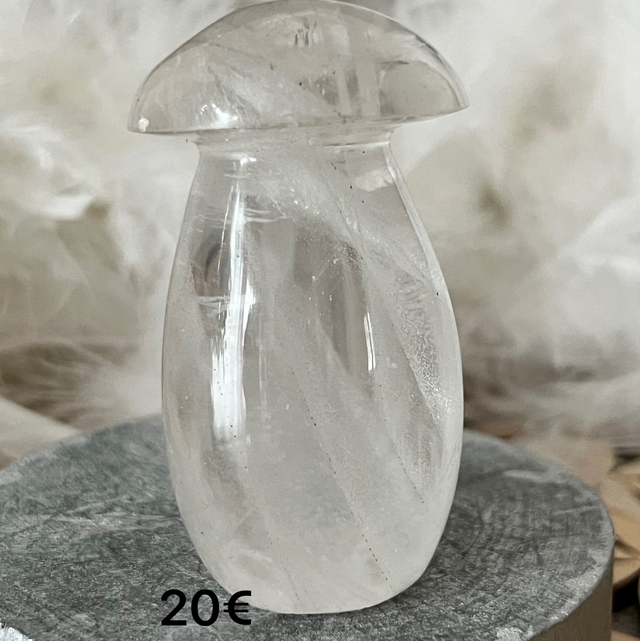 Champignon cristal de roche 