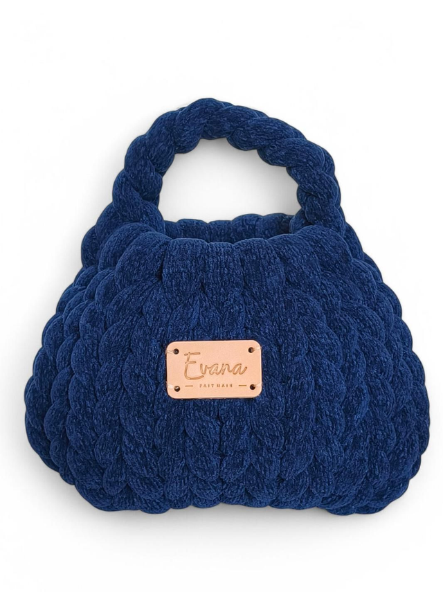 Lazula - petite bourse avec anse - logo en cuir