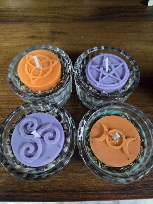 Vela artesanal símbolo 