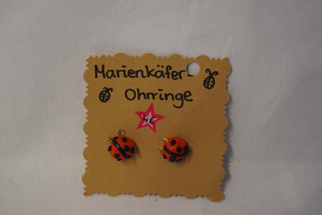 Ohrringe "Marienkäfer"