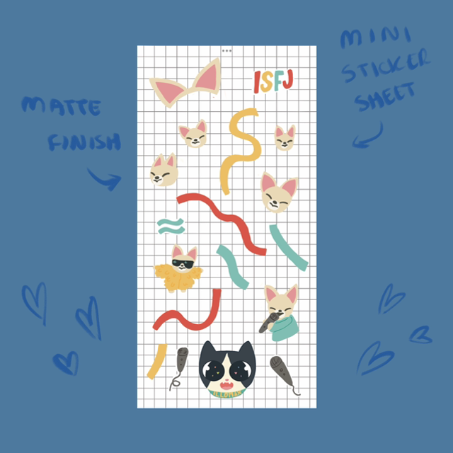 Stray Kids Deco Stickersheet | I.N. Foxy.I.N