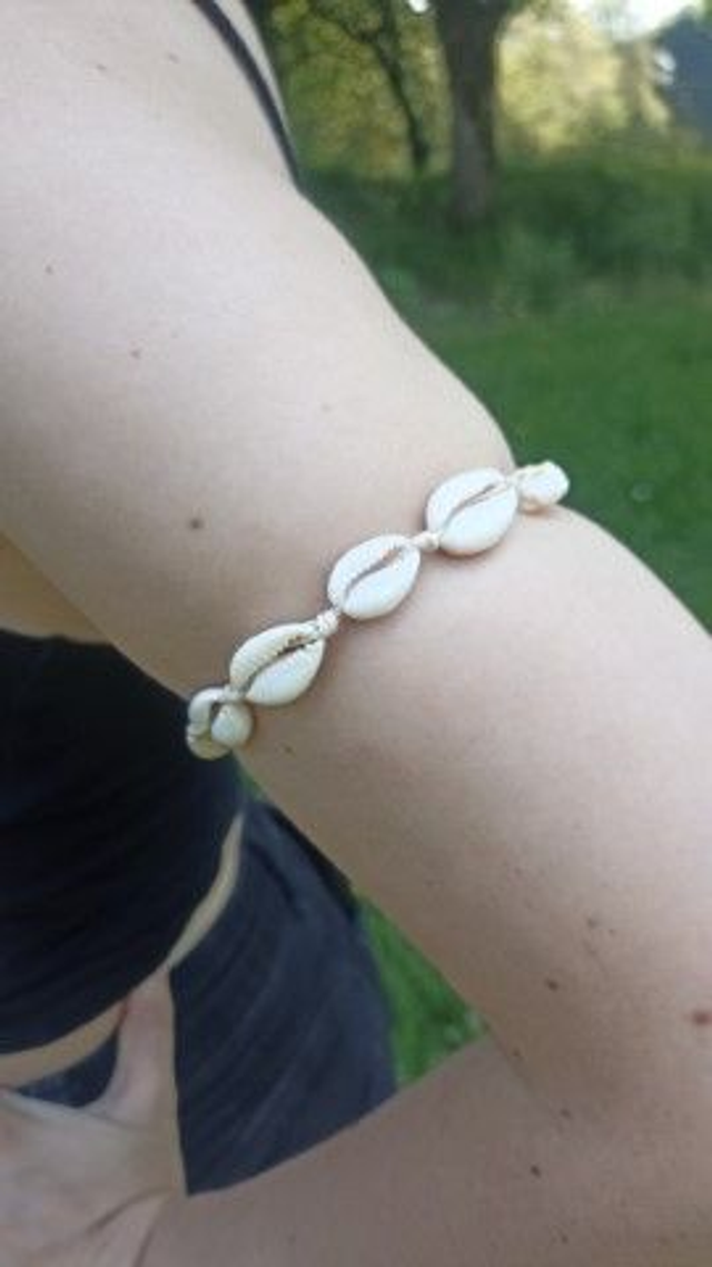 Bracelet de biceps coquillage Bohème