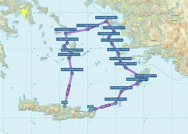 Cessna 172 Inselhüpfen Griechenland