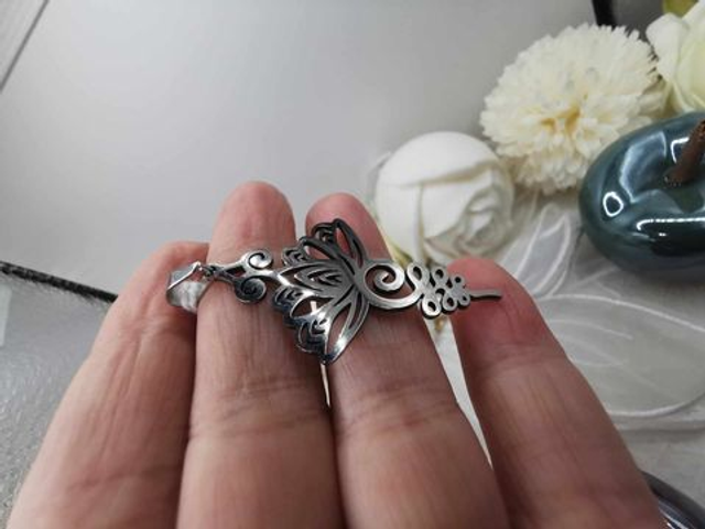 Pendentif Lotus long