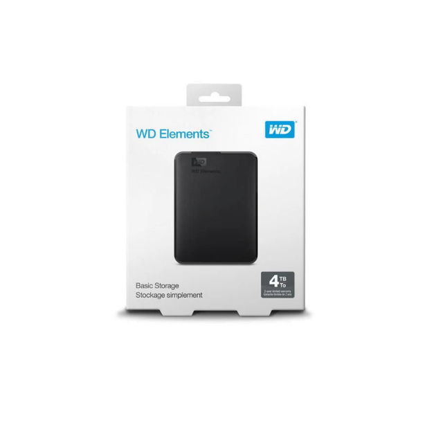 Disco Duro Externo WD Elements 4TB USB 3.0 - Negro