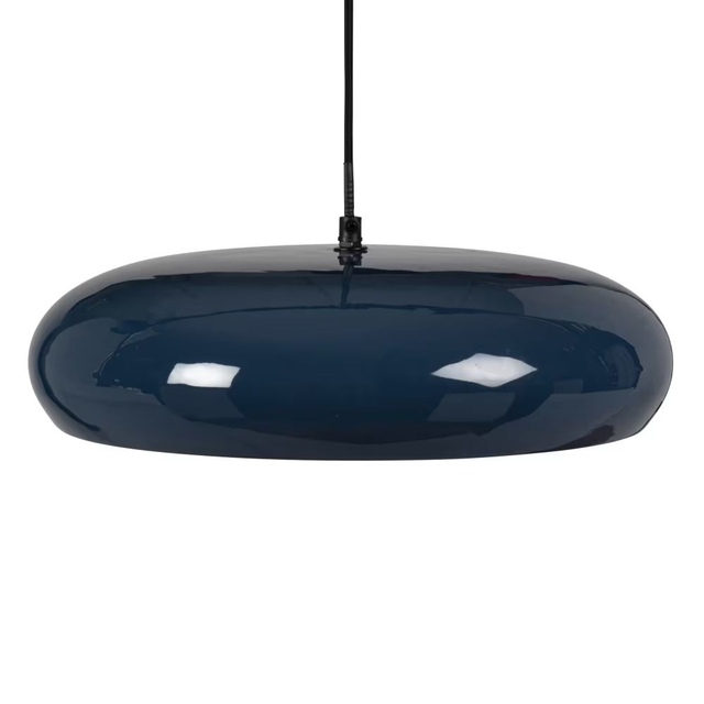 LAMPARA RETRO DE TECHO AZUL