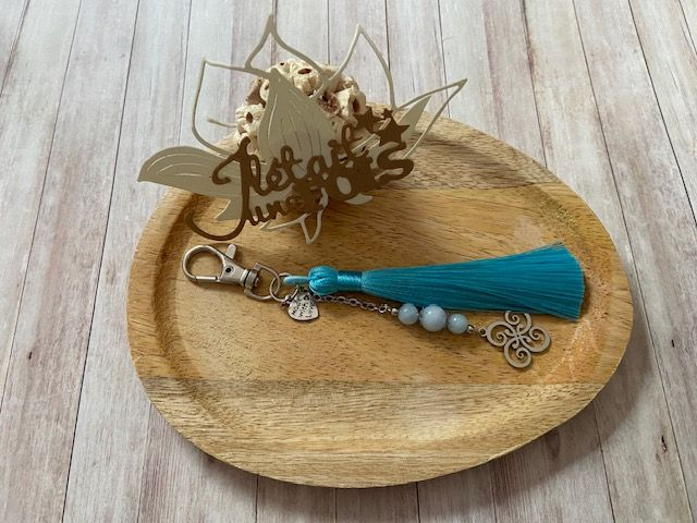 Bijoux de sac &quot;Clarté d’Onde&quot; en Aigue Marine