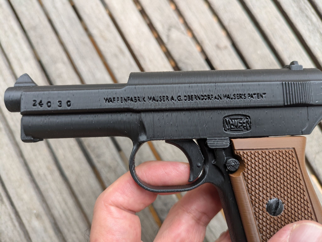 Pistolet Mauser 1914 Allemand (1939–1945) – Reproduction factice