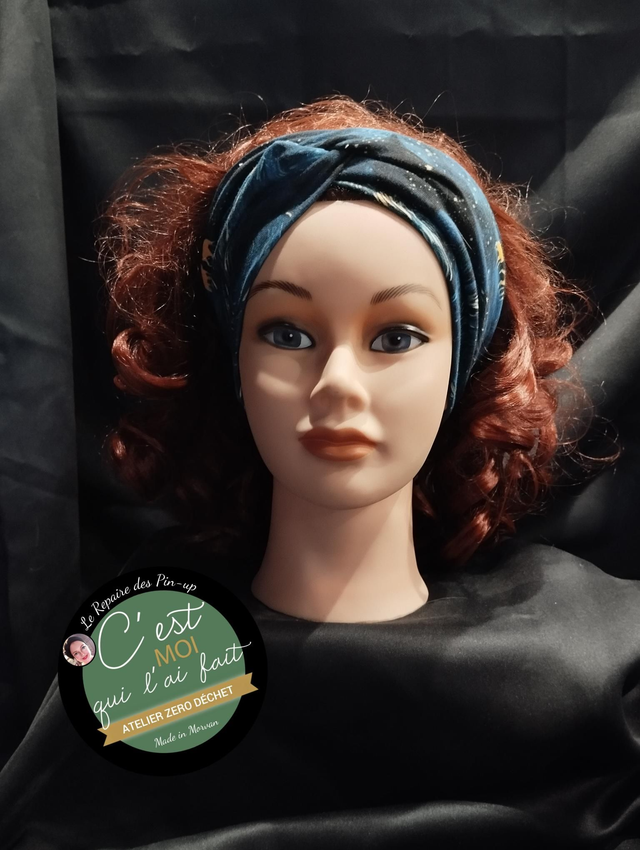 Bandeau Cheveux Croisé Modèle l'appel de la forêt 