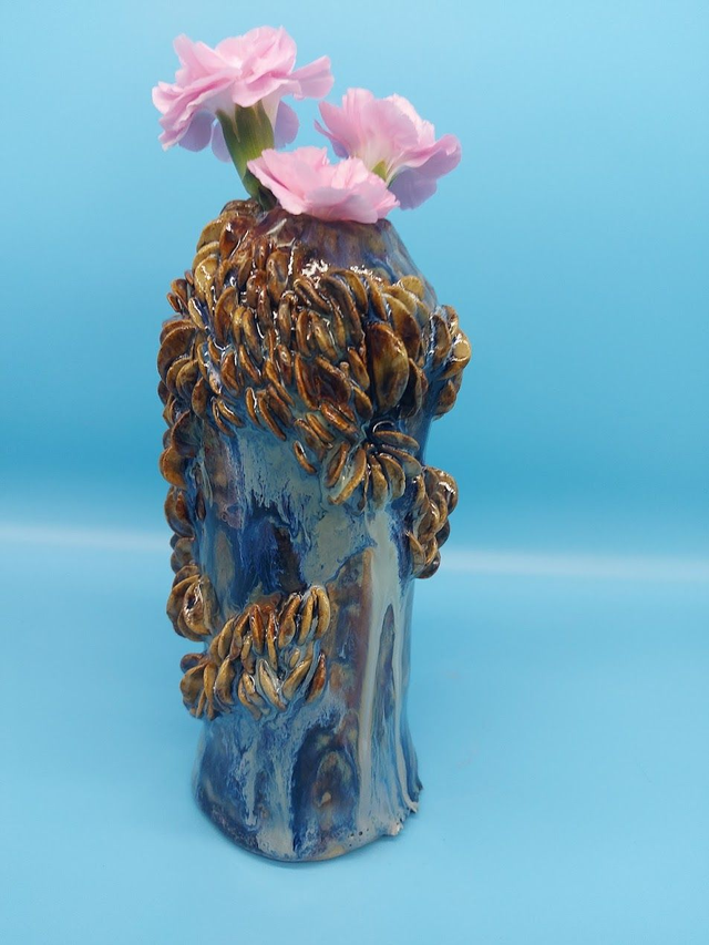 Muscles on a Coral Vase 3