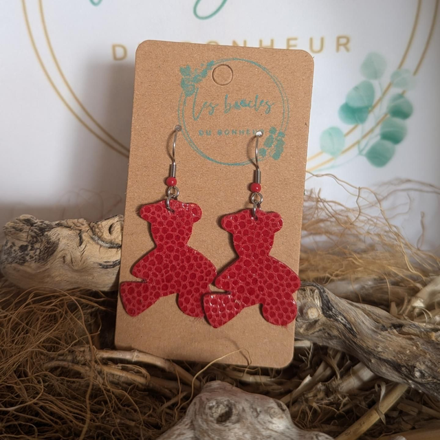 Ourson rouge ou001
