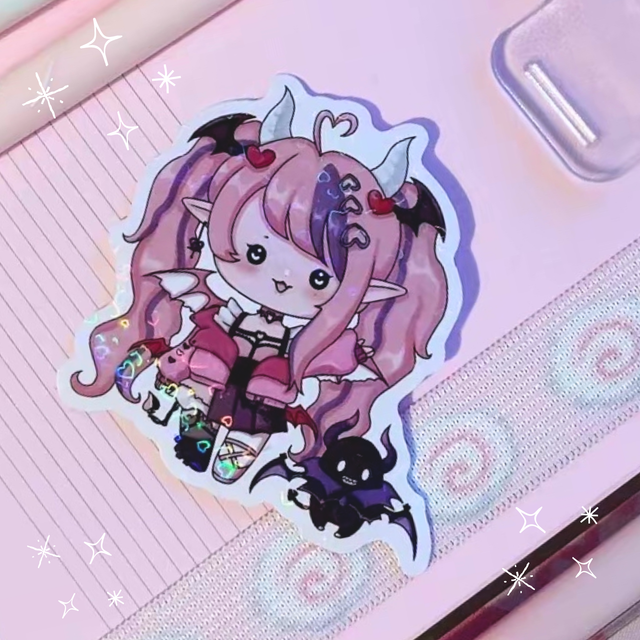 Ironmouse and Bubi Sticker