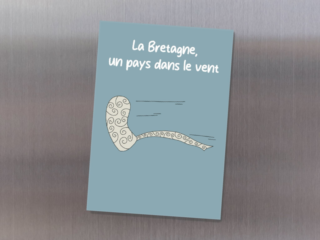 Magnet " La Bretagne, un pays dans le vent "