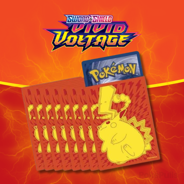 Pokémon TCG: Vivid Voltage Sleeves - Gigantamax Pikachu (65kpl)