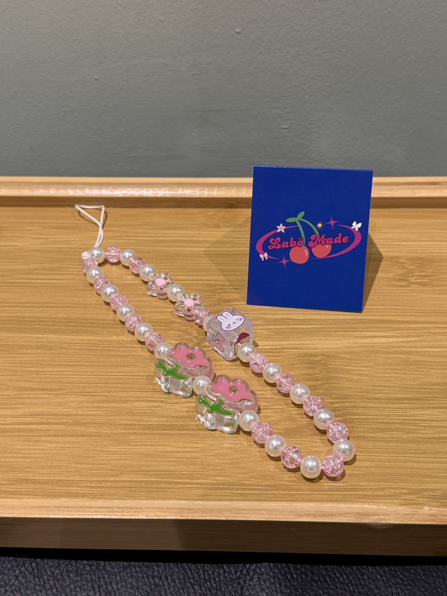 Pink Blossom Bunny Strap 