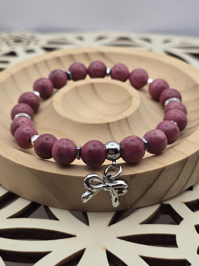 Bracelet Rhodonite 0,8 cm 
