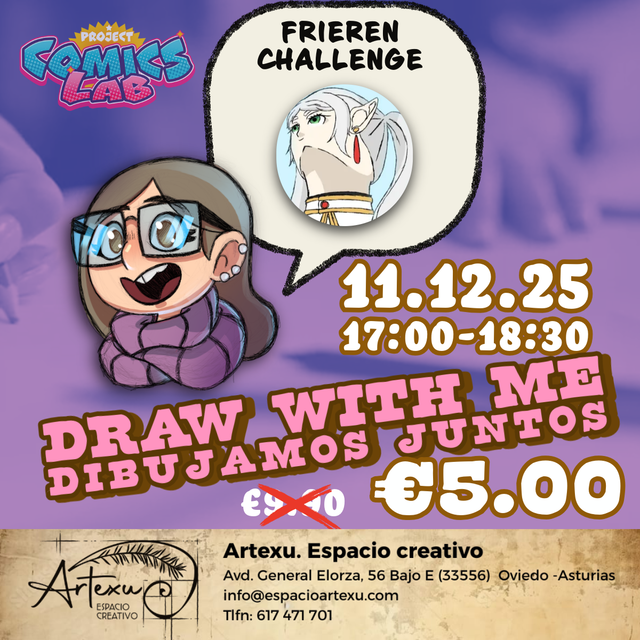 11.12.25 / 17:00 Draw with me: Frieren Challenge (1)