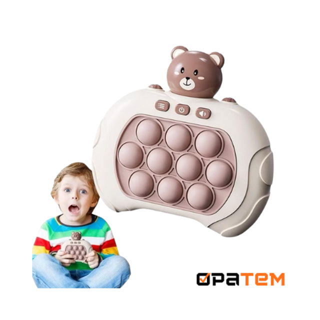 Brinquedo Anti-Stress de Fidget com Luz - Push & Pop Game Rápido Yihan