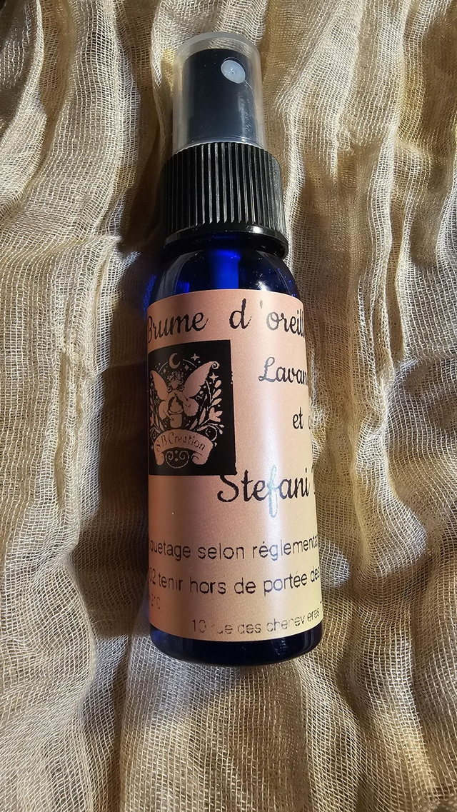 Brume  d oreiller  / linges  d armoire  lavande relaxante/camomille 