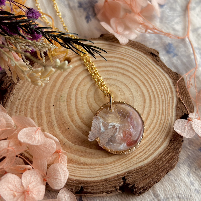 Dainty Butterfly Necklace - Valentine’s Day Collection
