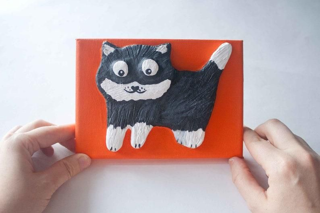 Craft Kit Make Your Own Cat 3D Picture