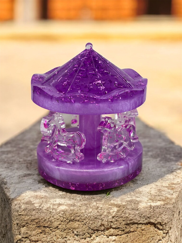 Carrousel en résine époxy