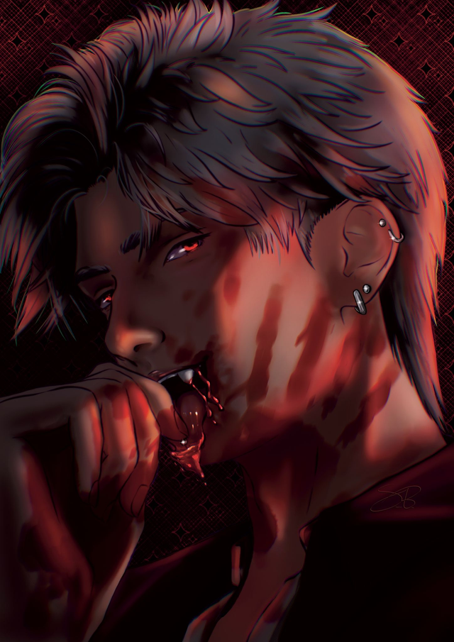 Vampire Sylus A4 Print