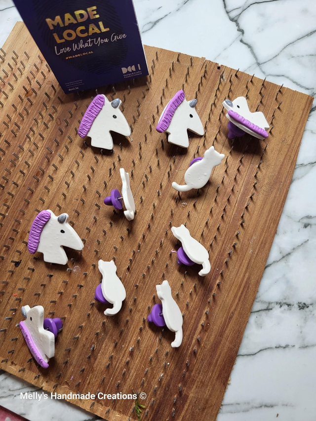 Unicorn pin broach badge