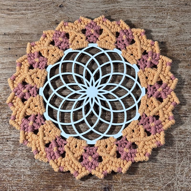 Mandala Tore bicolore - Sacré