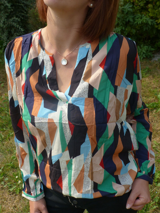 blouse multicolore