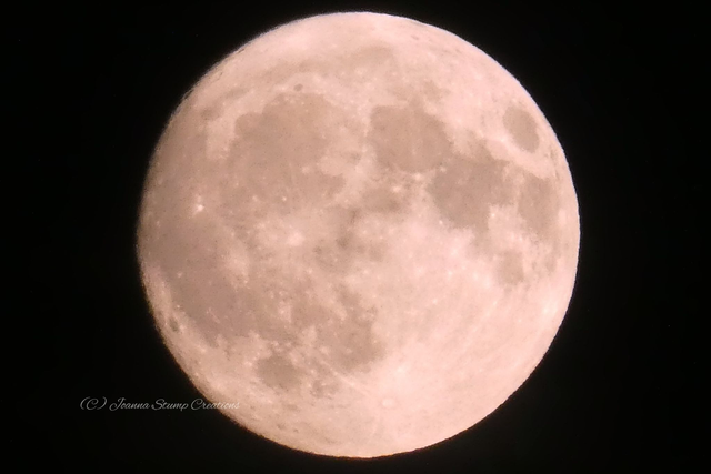 Photographic Open Edition Canvas Panel Print from my "Up High" collection, "Strawberry Moon"