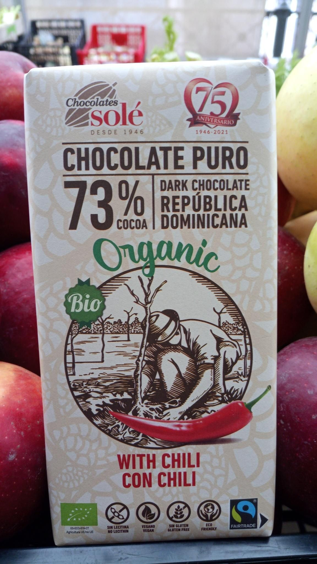 Chocolate 73% Con Chili