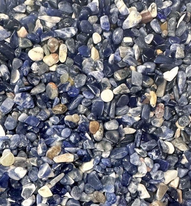 Sodalite Chips de pierres naturelles 3-5mm 100g