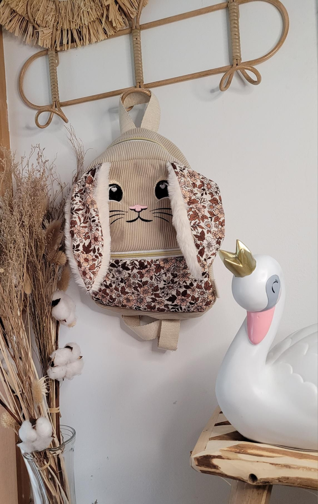 Sac à dos zippé  🐰 