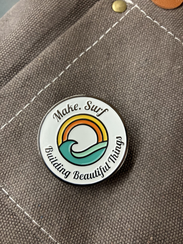 Pin Badge (Don't Shop Share the Stoke)