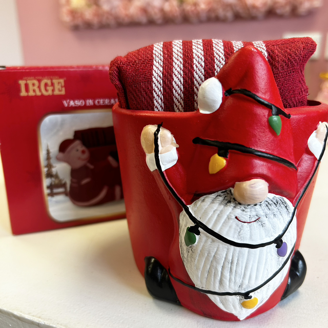 Set 3 strofinacci in vaso 