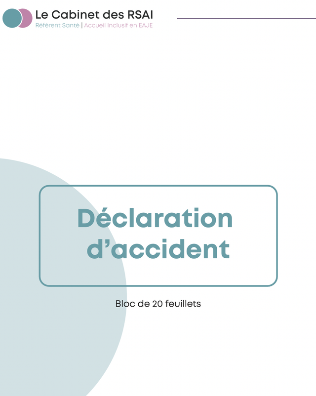 Recharge - Fiches de traçabilités : Déclaration d'accident