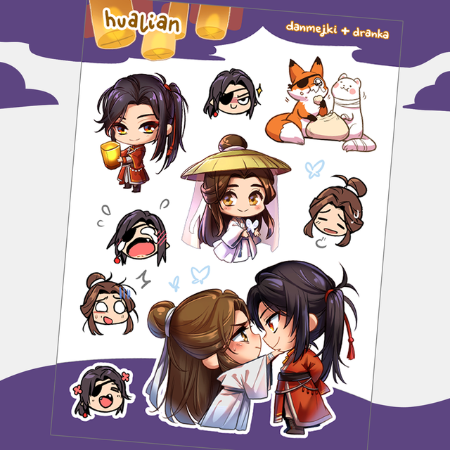 Sticker sheet HuaLian