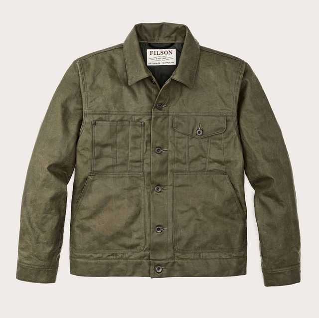 Filson Thin Cloth Short Lined Cruiser Military Green